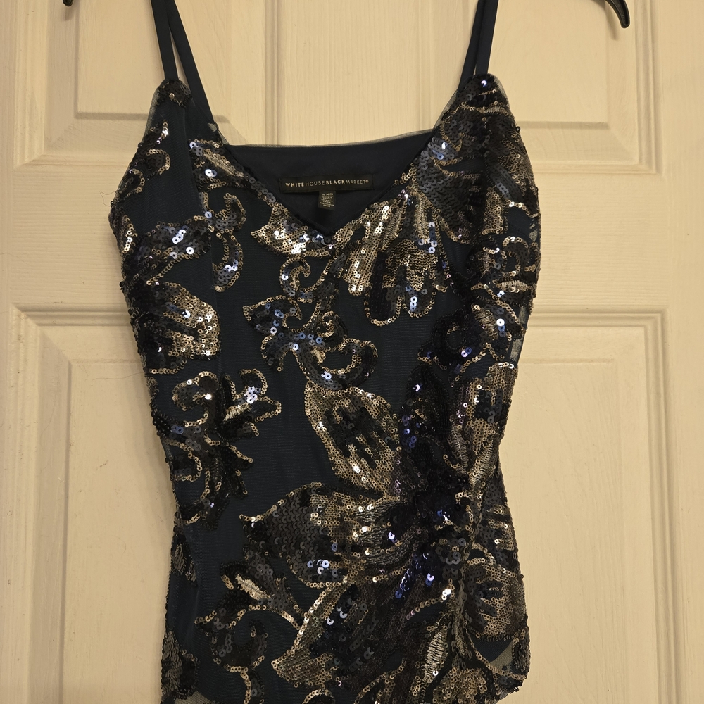 White House Black Market Sequin Camisole